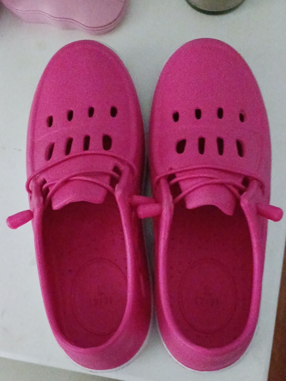Kids Pink Casual Slip-On Water Shoes